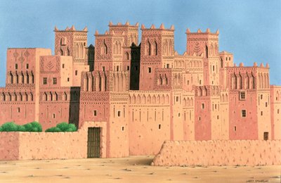 Kasbah, Southern Morocco by Larry Smart